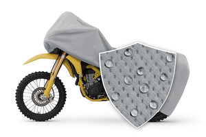 WeatherFit® Gold Dirt Bike Motorcycle Cover with Swatch