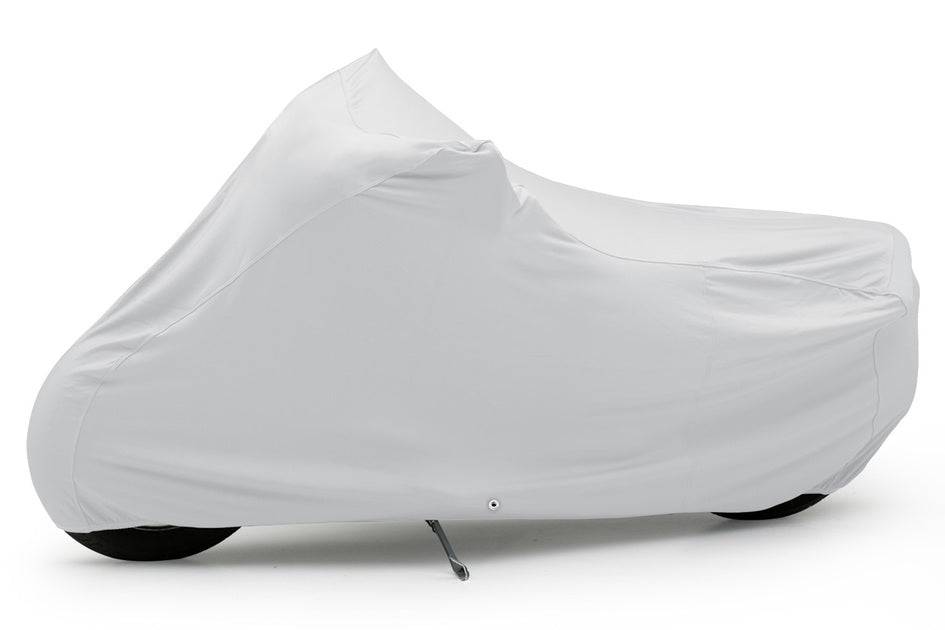 WeatherFit® Solar-X Sport Bike Motorcycle Cover In Use