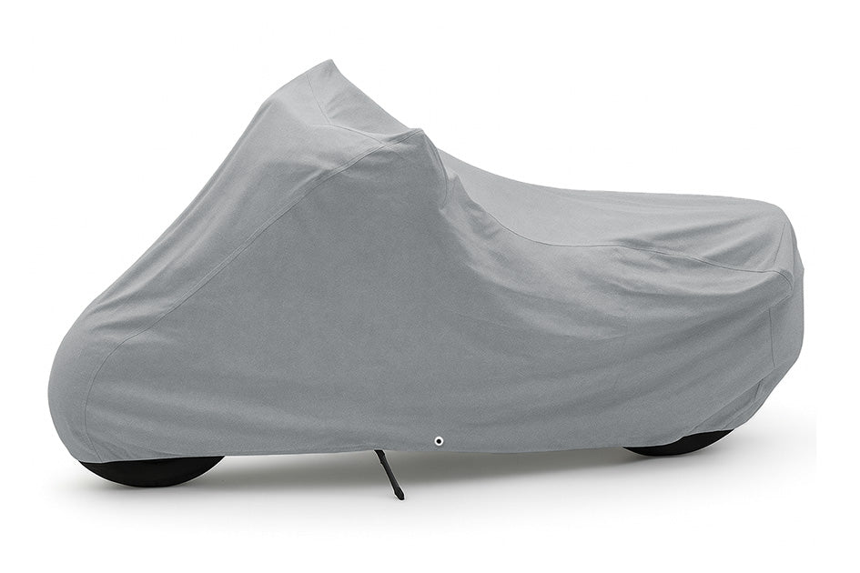 WeatherFit® Gold Motorcycle Cover In Use