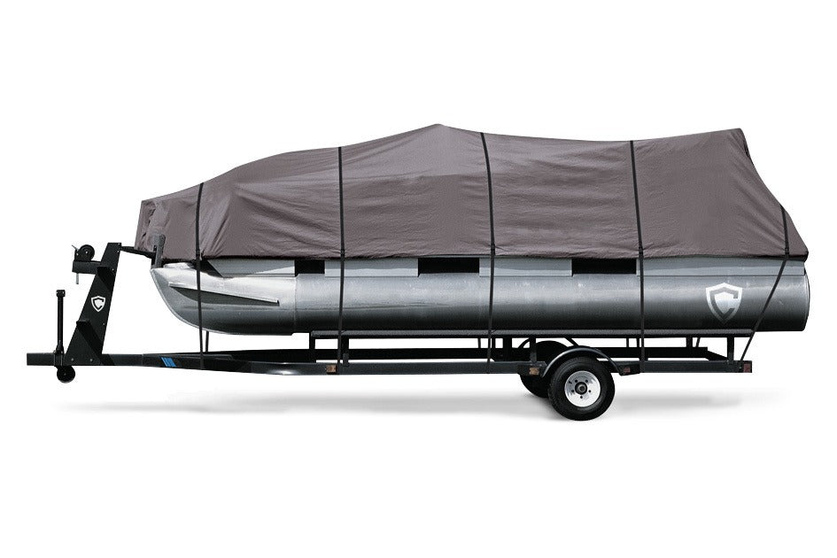 ShoreFit® 300 Classic Pontoon Cover In Use