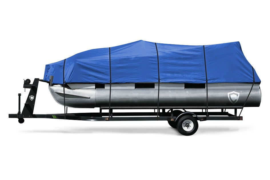 ShoreFit® 600 Pontoon Cover In Use