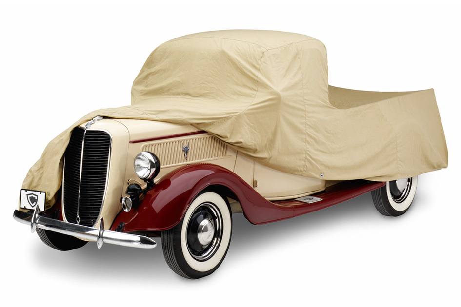 1982 Dodge D150 Tan Flannel™ Truck Cover In Use