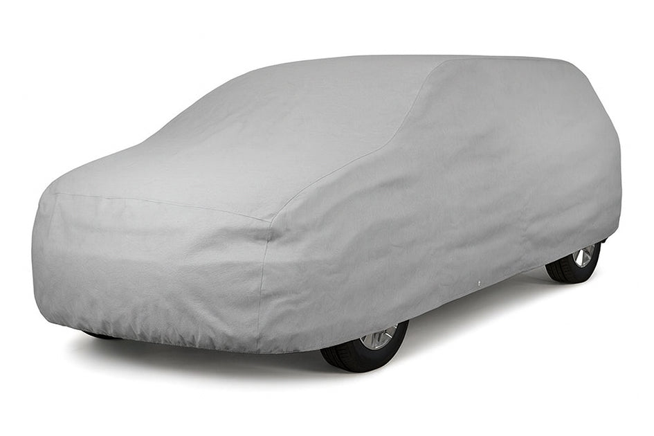 WeatherFit® Gold Van Cover In Use
